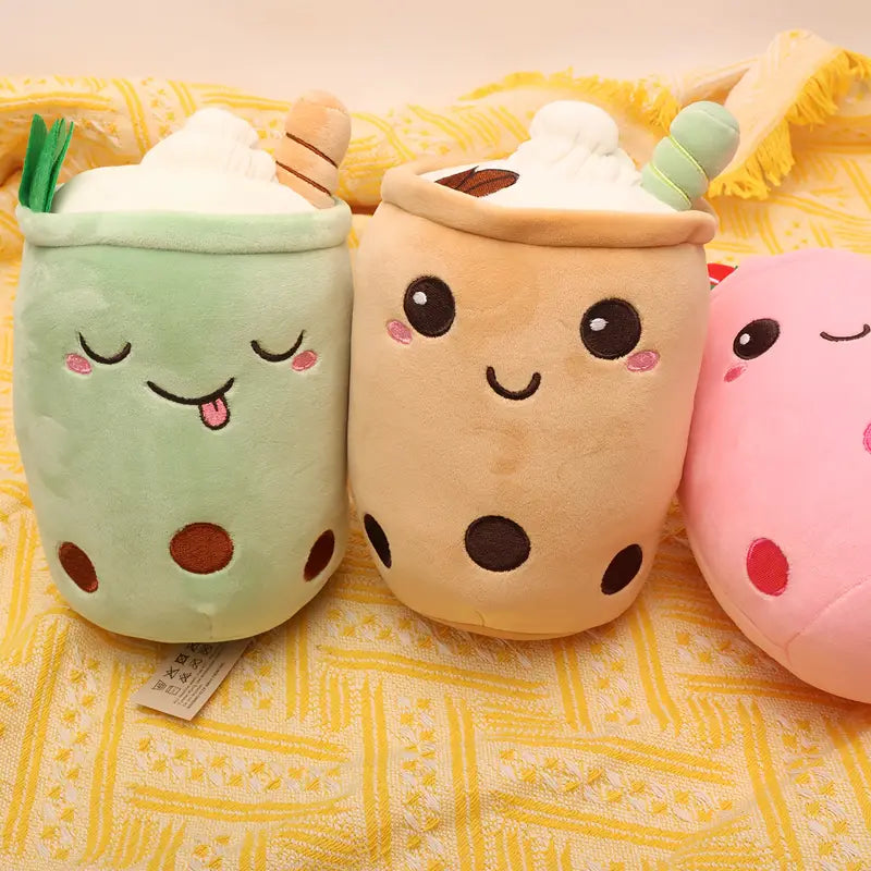 🧸Bubble Tea Plüschis – Süsse Boba Kuschelfreunde