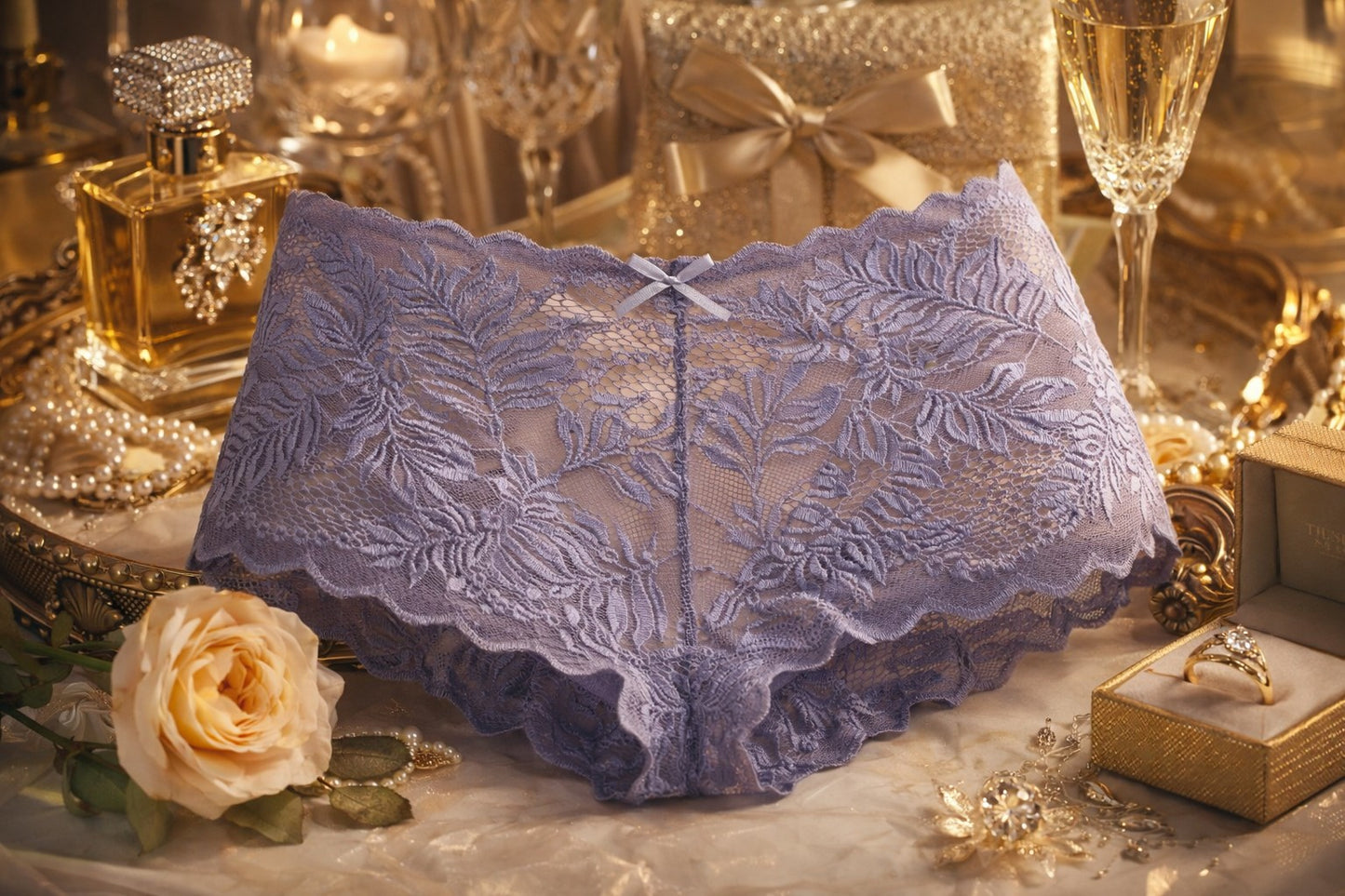 ✨ Elegante Spitzen-Boyshorts  Sinnlich, bequem & luxuriös