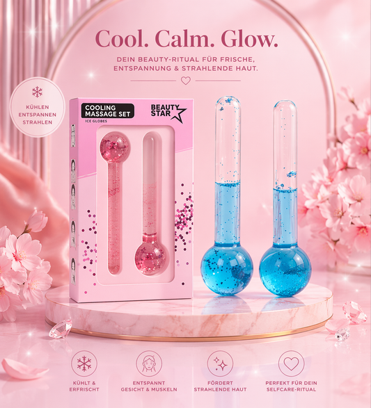 ❄️ Cooling Massage Set  Für strahlende & entspannte Haut