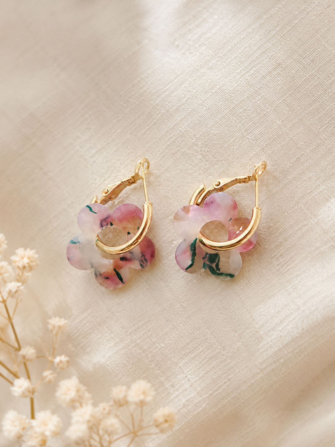 🌸Blumen Creolen