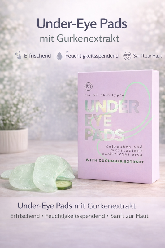 👁️ Under-Eye Pads mit Gurkenextrakt – 4er Set