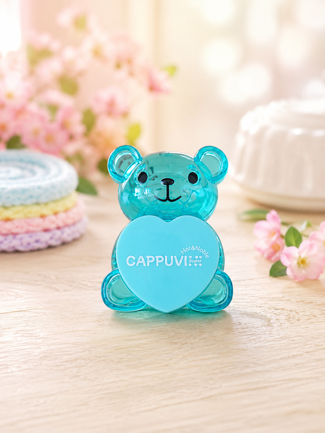 🐻 CAPPUVI Lippenbalsam im süßen Bärchen-Design