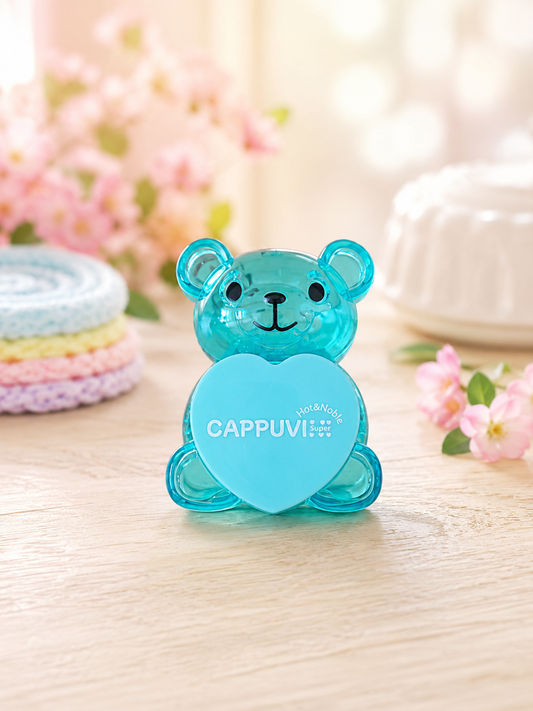🐻 CAPPUVI Lippenbalsam im süßen Bärchen-Design