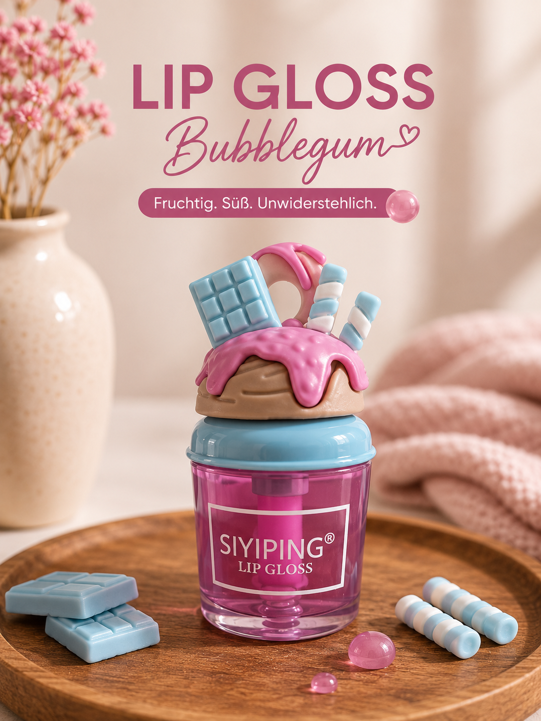 🌸 SIYIPING Ice Cream Lip Gloss 💋
