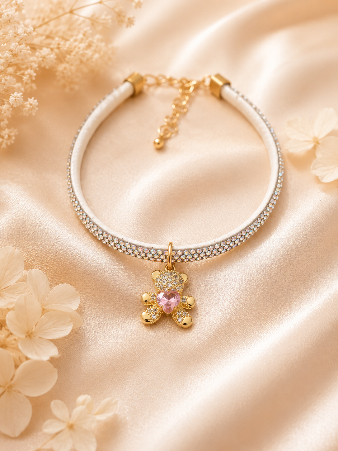 Teddy Glam Armband  Eleganter Modeschmuck mit Strassdetails ✨🐻