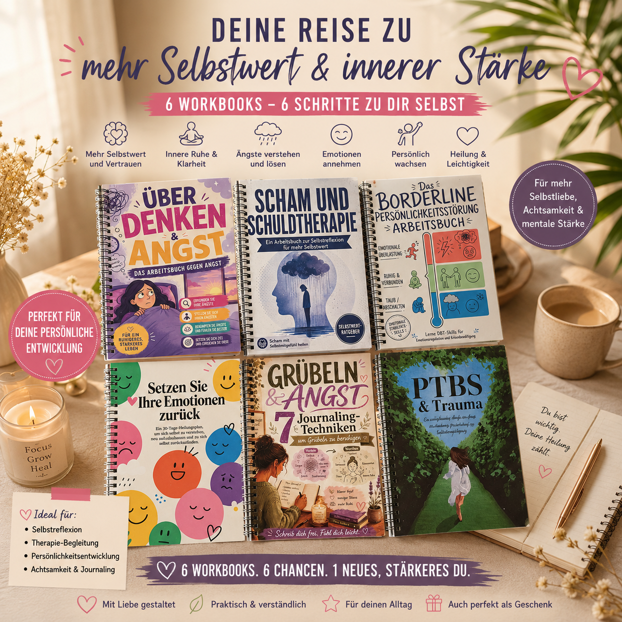 📚6er Workbook-Set