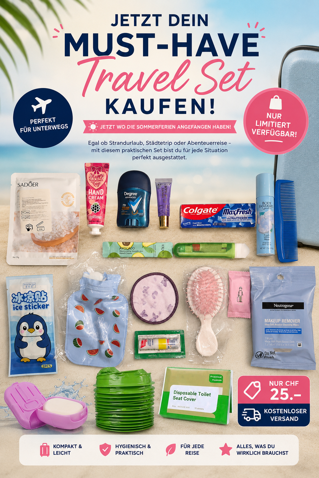 All-in-One Premium Travel Kit✈️