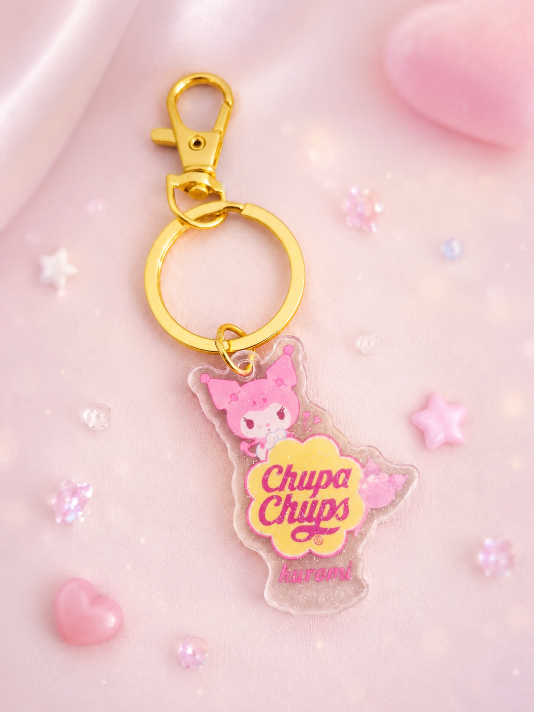 🍭🎀 Kuromi Chupa Chups Schlüsselanhänger ✨